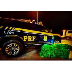 Policiais apreendem veículo carregado de maconha em São Luiz do Purunã, Balsa Nova